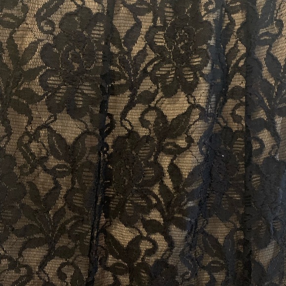 Beautiful Plus Size Black Lace Skirt - Picture 4 of 6